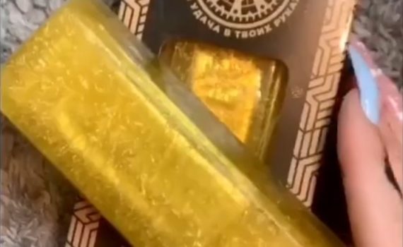 Отзыв на мыло с деньгами внутри с распаковкой